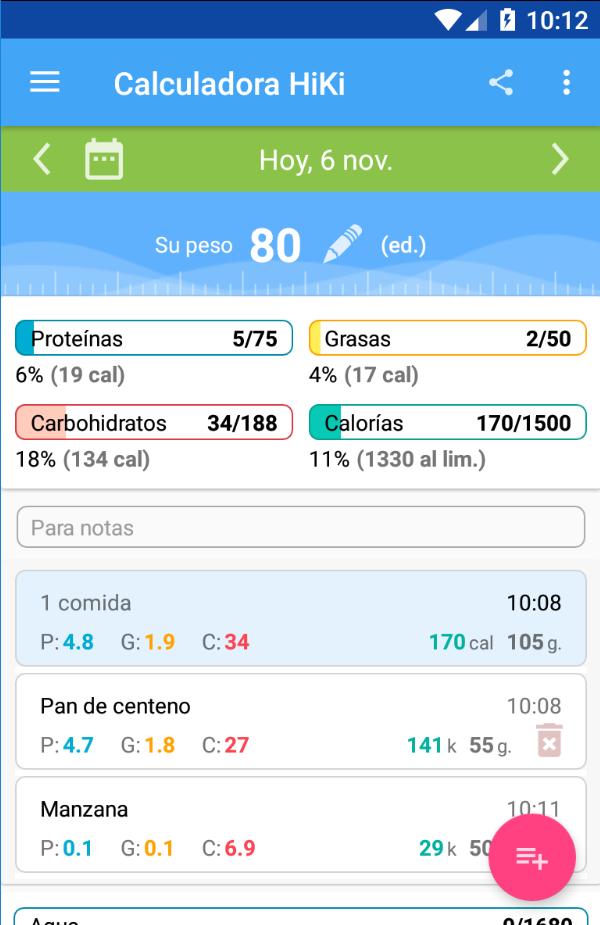 Calculadora de calorías HiKi for Android - APK Download