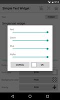Simple Text Widget 스크린샷 2