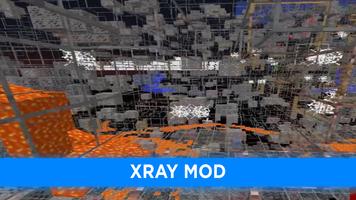 X-Ray: mods for minecraft الملصق