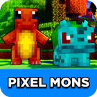 Pixel mons: mods for minecraft icône