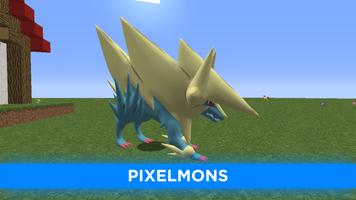 Pixelmons: mods for minecraft الملصق