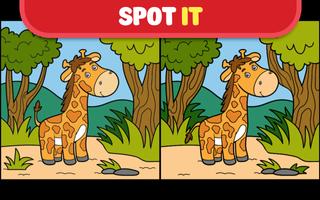 Spot it! Jeux de cartes - challenge a jungle speed Affiche