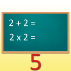 Spiel - Mathe 1, 2, 3 Klasse Zeichen