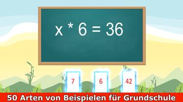 Spiel - Mathe 1, 2, 3 Klasse Plakat