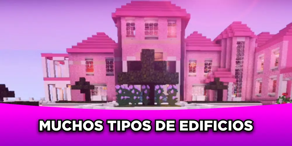 COMO HACER UNA CASA ROSA EN MINECRAFT 