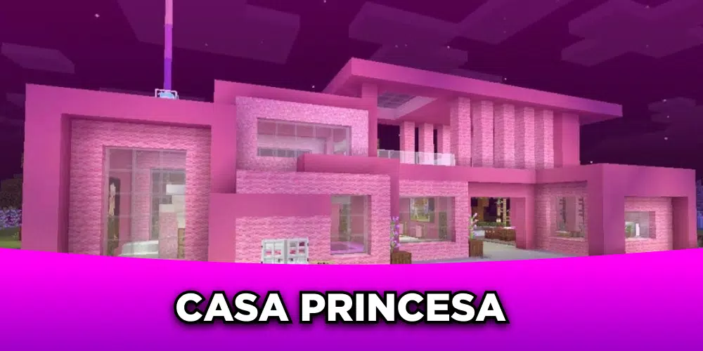 COMO HACER UNA CASA ROSA EN MINECRAFT 