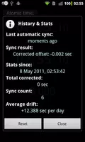 برنامه‌نما ClockSync عکس از صفحه