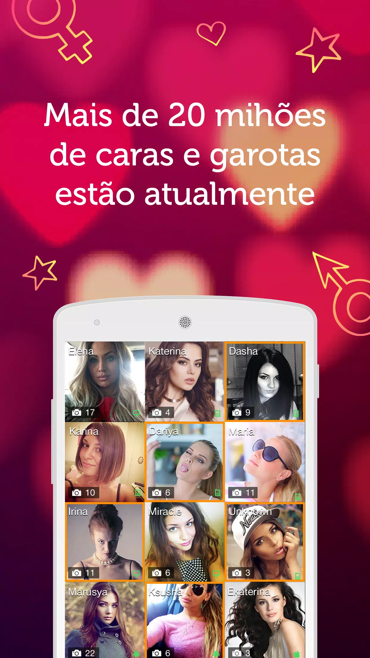 Download do APK de Namoro, bate-papo e amizade para Android