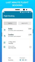 Last Minute Flight Booking App plakat