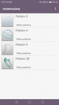 Mnemosina knitting patterns screenshot 2