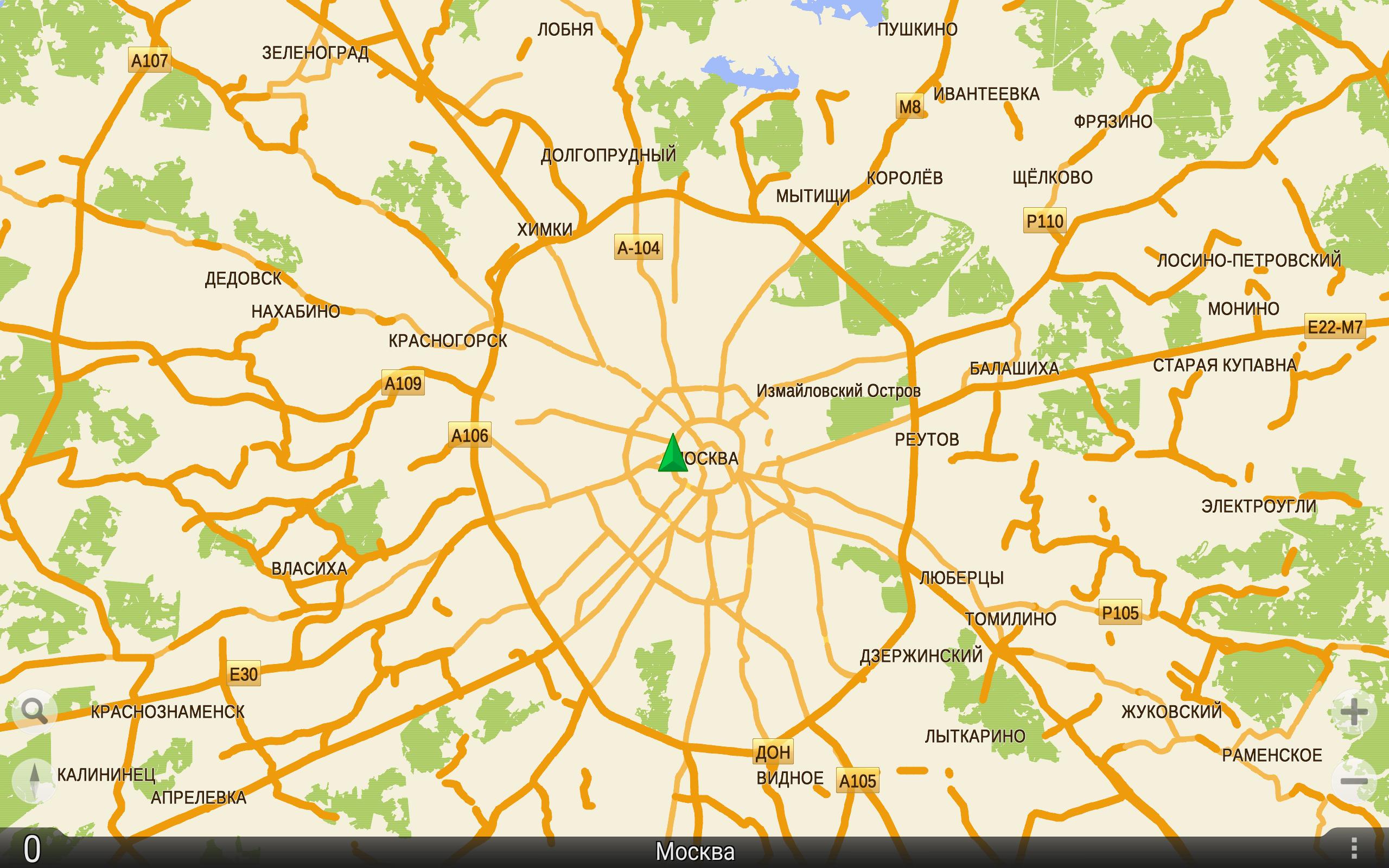 GPS навигатор TourMap для Андроид - скачать APK