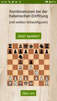 Schach: Italienische Eröffnung Plakat
