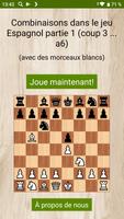 Échecs: Ouverture de Ruy Lopez Affiche