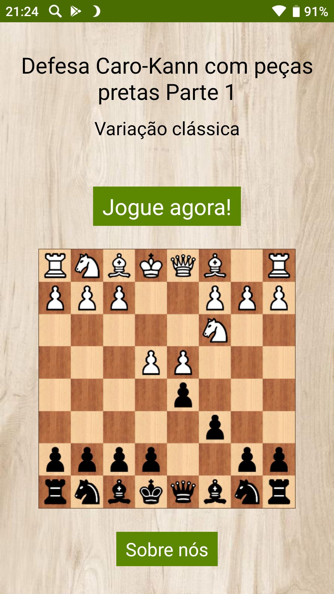 Aprenda a jogar a Defesa Caro-Kann! 