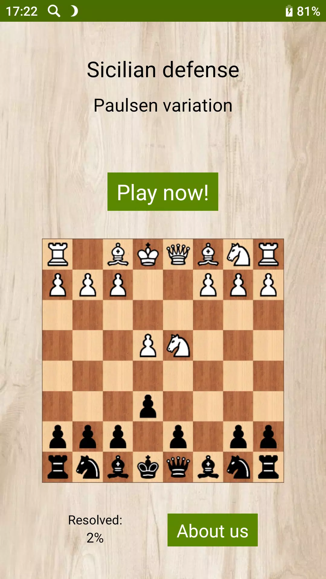 Chess Tactics in Sicilian 1 – Apps no Google Play