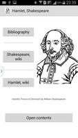 Hamlet by William Shakespeare الملصق