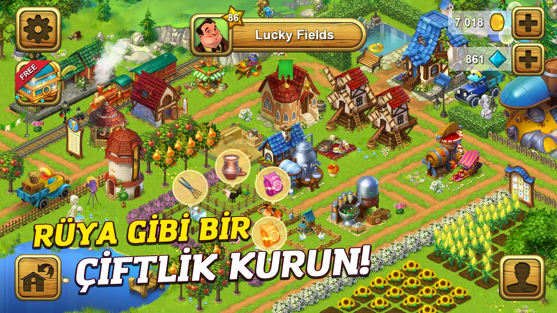 Android İndirme için Çiftlik oyunları türkçe APK