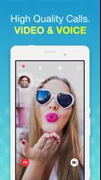 Video calls and chat plakat