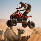 Offroad ATV Bike Desert Cross أيقونة