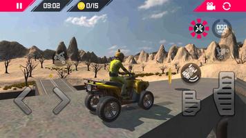 Offroad ATV Bike Desert Cross تصوير الشاشة 3