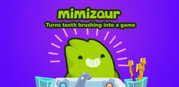 Mimizaur: escovação de dente