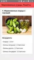 Маринованные огурцы. Рецепты screenshot 5