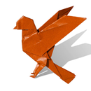 Pássaros de origami. Esquemas, APK