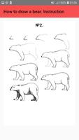 How to draw a bear. Instruction screenshot 2