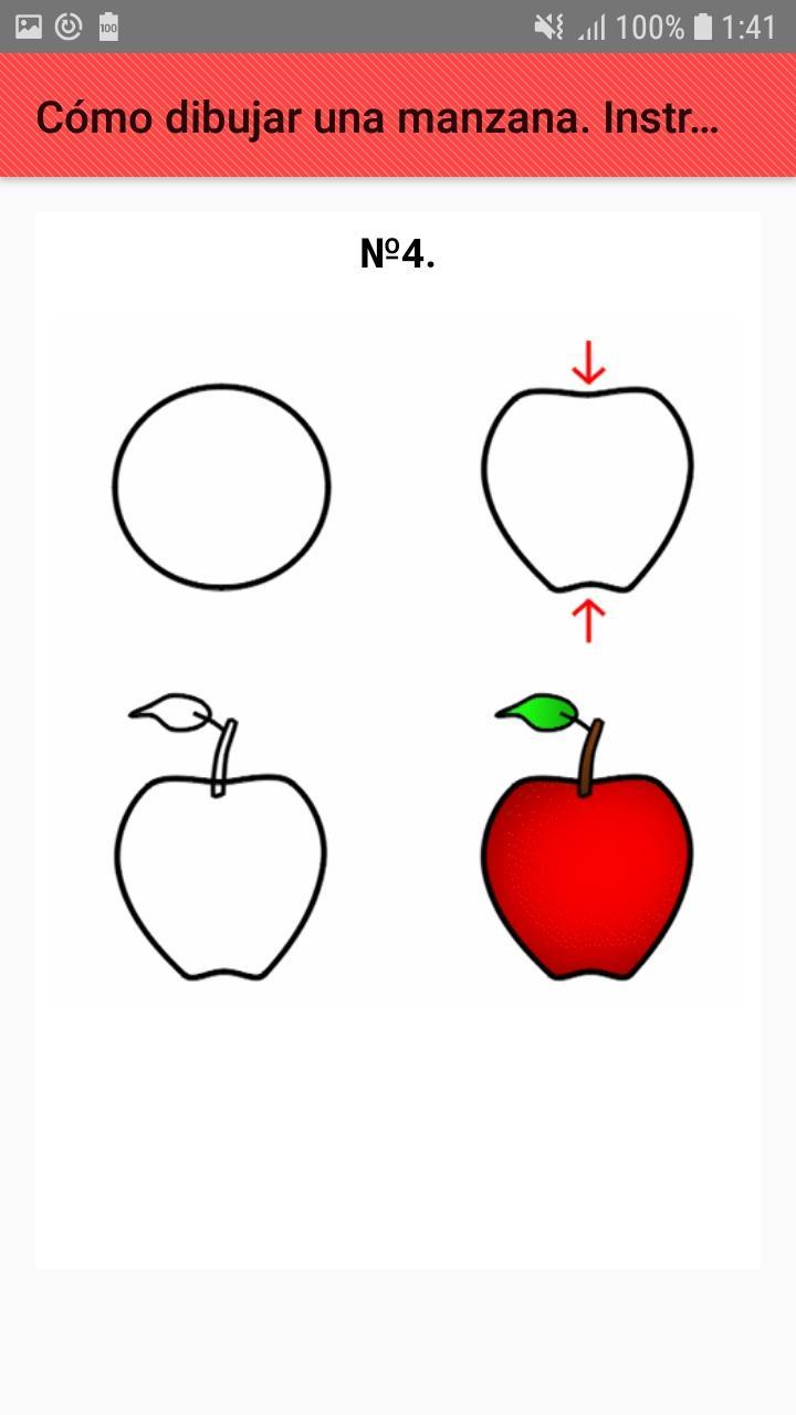 Descarga de APK de Cómo dibujar una manzana. Instrucciones para Android