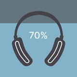 Headphone battery level widget