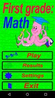 First grade: Math پوسٹر