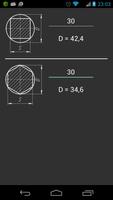Diameter of the workpiece پوسٹر