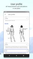 Weight tracker with goals, BMI, girths, skinfolds capture d'écran 2