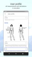 Weight tracker with goals, BMI, girths, skinfolds Screenshot 2