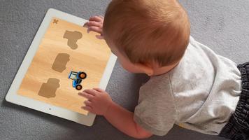 Baby boy - Sorting Baby blocks: shapes for boys Poster