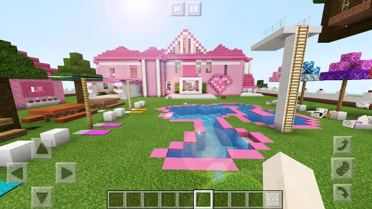 Download do APK de Casa rosa no Minecraft PE para Android