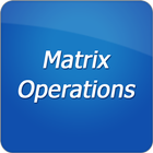 Operaciones con matrices icono
