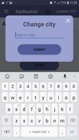 WeatherApp capture d'écran 1