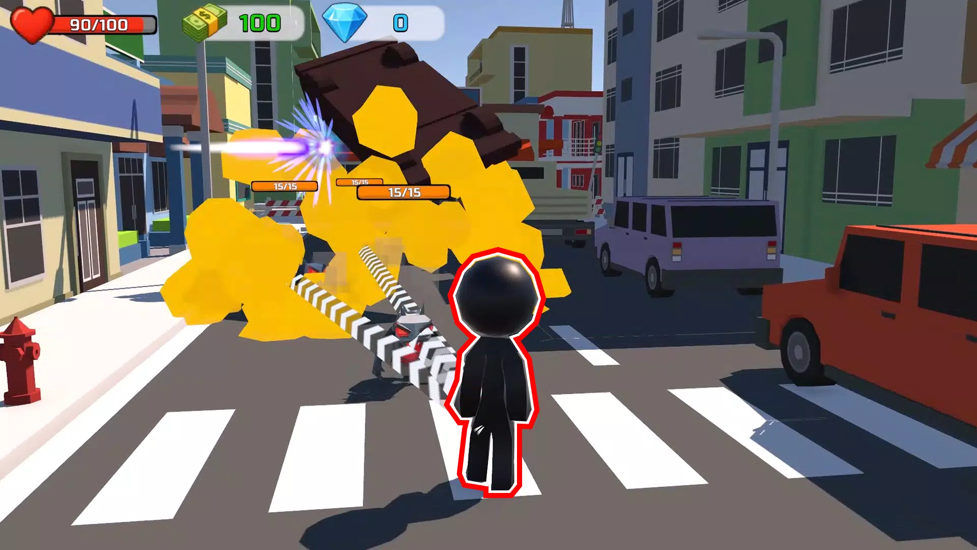 Stickman Monster Battle 3D