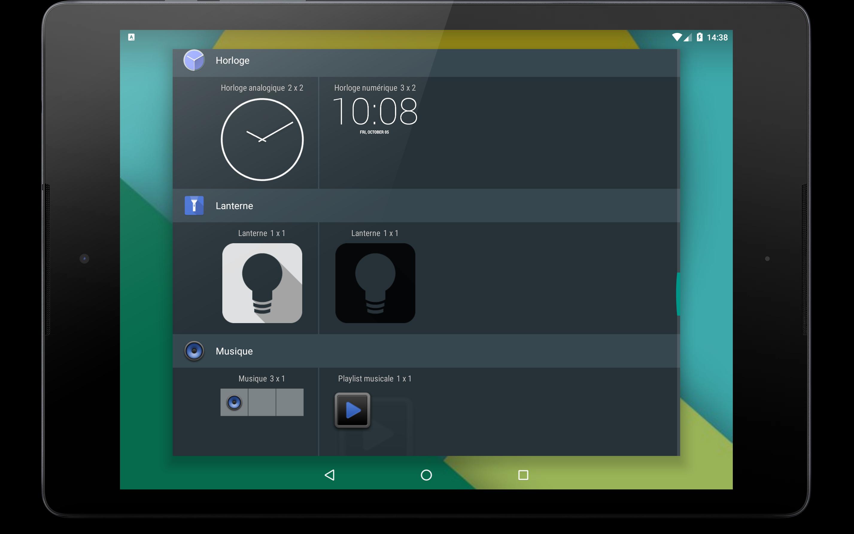Widget lampe de poche pour Android - Téléchargez l'APK