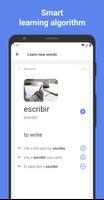 Learn Spanish with flashcards! پوسٹر