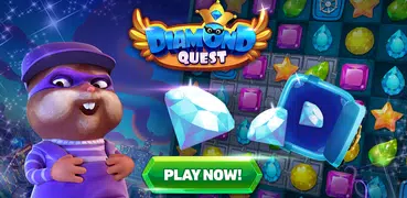 Diamond Quest - Match 3 puzzle