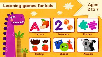Learning games for Kid&Toddler پوسٹر