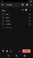 برنامه‌نما Droper - Notes in Status Bar عکس از صفحه