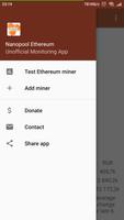 Nanopool Monitoring App Ethereum (ETH) पोस्टर