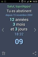 Compteur d'abstinence Affiche