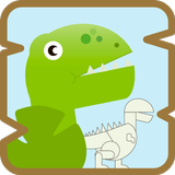 Quebra-cabeça Dino educativo ícone