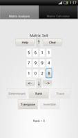 Matrix Calculator and Analysis โปสเตอร์