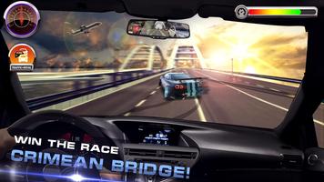 Racing in Crimea Bridge Affiche