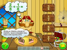 Fractions. Smart Pirates. Free captura de pantalla 2